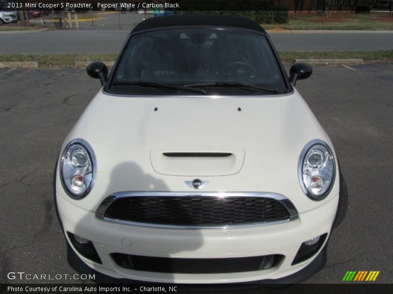 Pepper White / Carbon Black 2013 Mini Cooper S Roadster