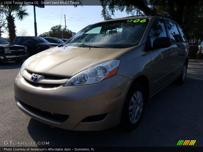 Desert Sand Mica / Taupe 2006 Toyota Sienna CE
