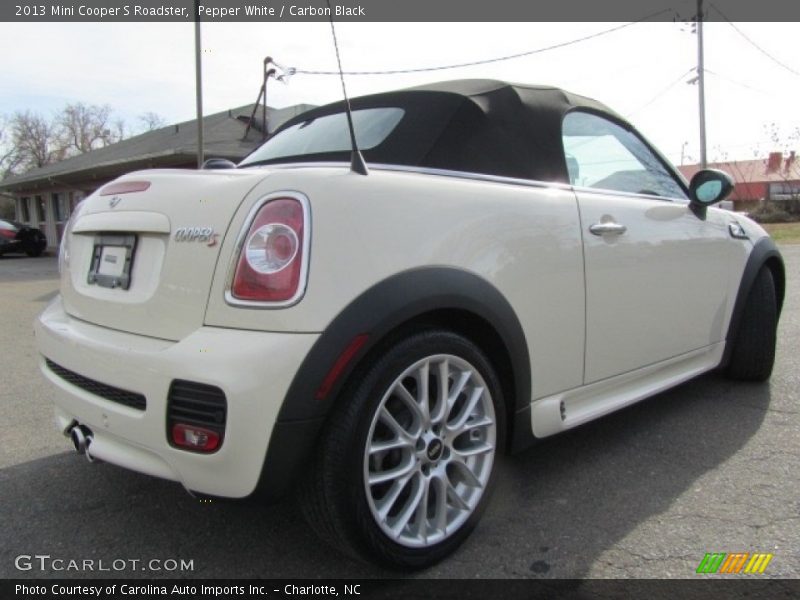Pepper White / Carbon Black 2013 Mini Cooper S Roadster