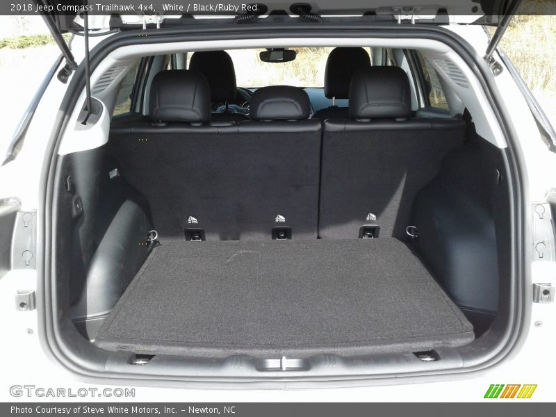 White / Black/Ruby Red 2018 Jeep Compass Trailhawk 4x4