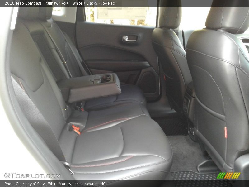 White / Black/Ruby Red 2018 Jeep Compass Trailhawk 4x4