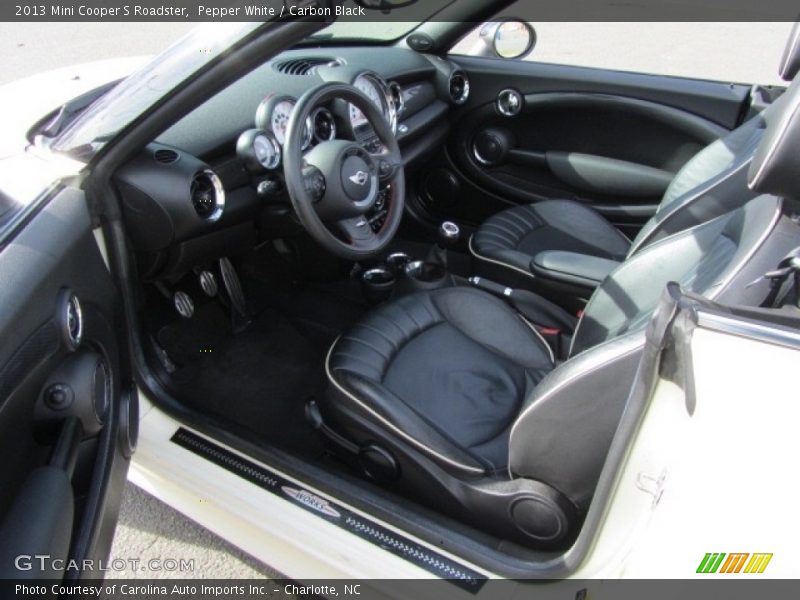 Pepper White / Carbon Black 2013 Mini Cooper S Roadster