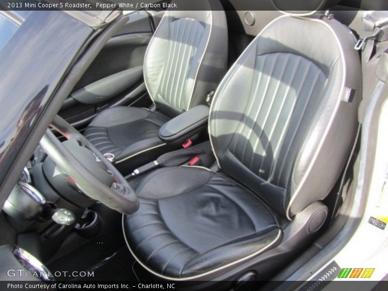 Pepper White / Carbon Black 2013 Mini Cooper S Roadster