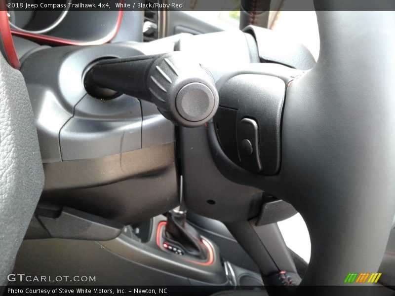 White / Black/Ruby Red 2018 Jeep Compass Trailhawk 4x4