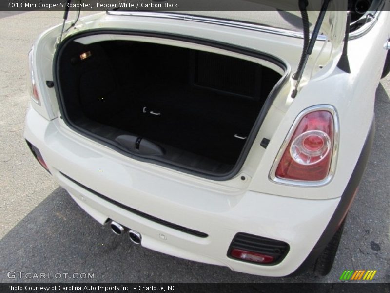 Pepper White / Carbon Black 2013 Mini Cooper S Roadster