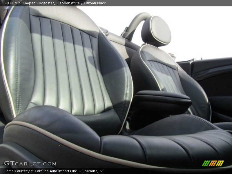 Pepper White / Carbon Black 2013 Mini Cooper S Roadster