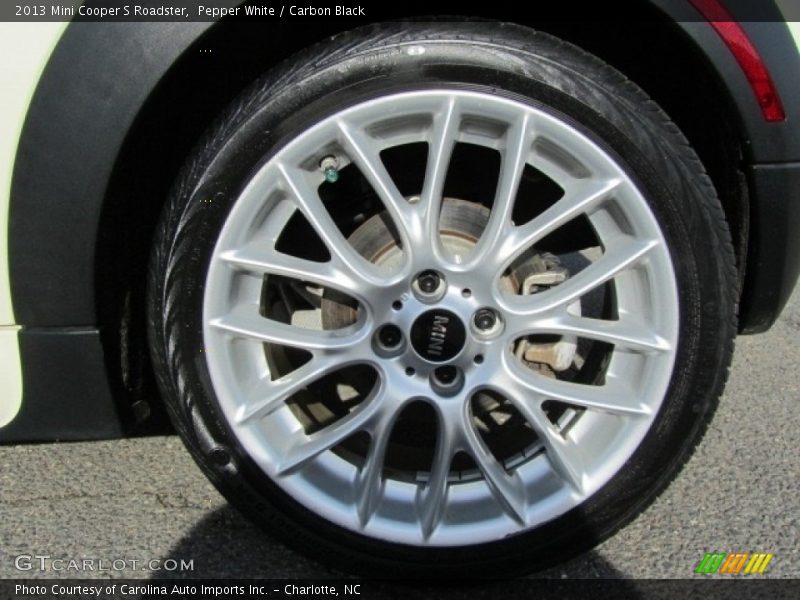 Pepper White / Carbon Black 2013 Mini Cooper S Roadster