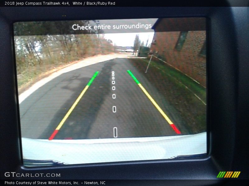 White / Black/Ruby Red 2018 Jeep Compass Trailhawk 4x4