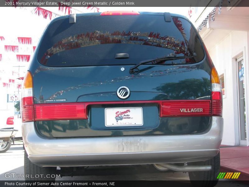 Deep Jewel Green Metallic / Golden Mink 2001 Mercury Villager Estate