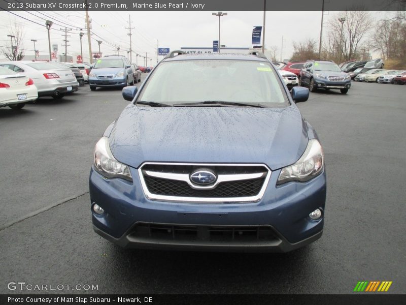 Marine Blue Pearl / Ivory 2013 Subaru XV Crosstrek 2.0 Premium