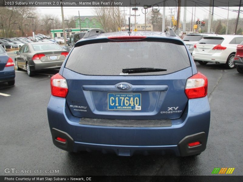 Marine Blue Pearl / Ivory 2013 Subaru XV Crosstrek 2.0 Premium