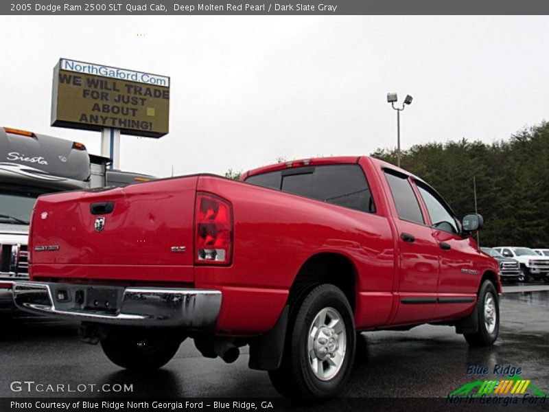 Deep Molten Red Pearl / Dark Slate Gray 2005 Dodge Ram 2500 SLT Quad Cab