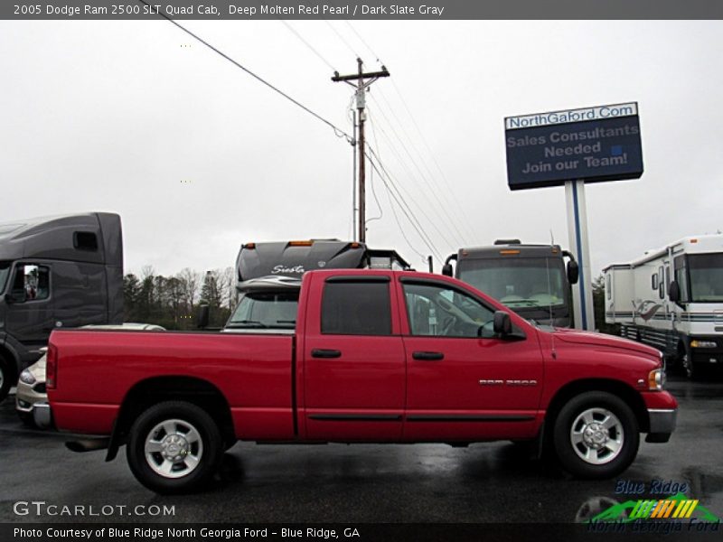 Deep Molten Red Pearl / Dark Slate Gray 2005 Dodge Ram 2500 SLT Quad Cab
