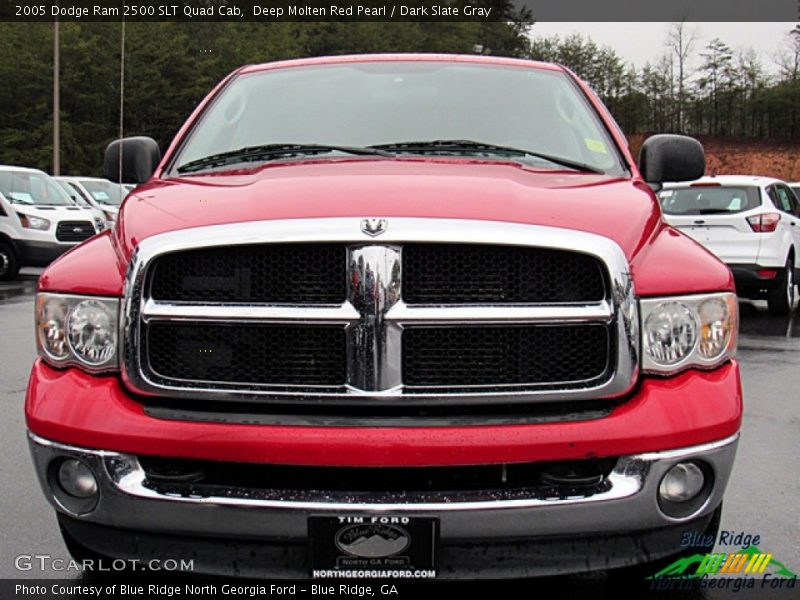 Deep Molten Red Pearl / Dark Slate Gray 2005 Dodge Ram 2500 SLT Quad Cab