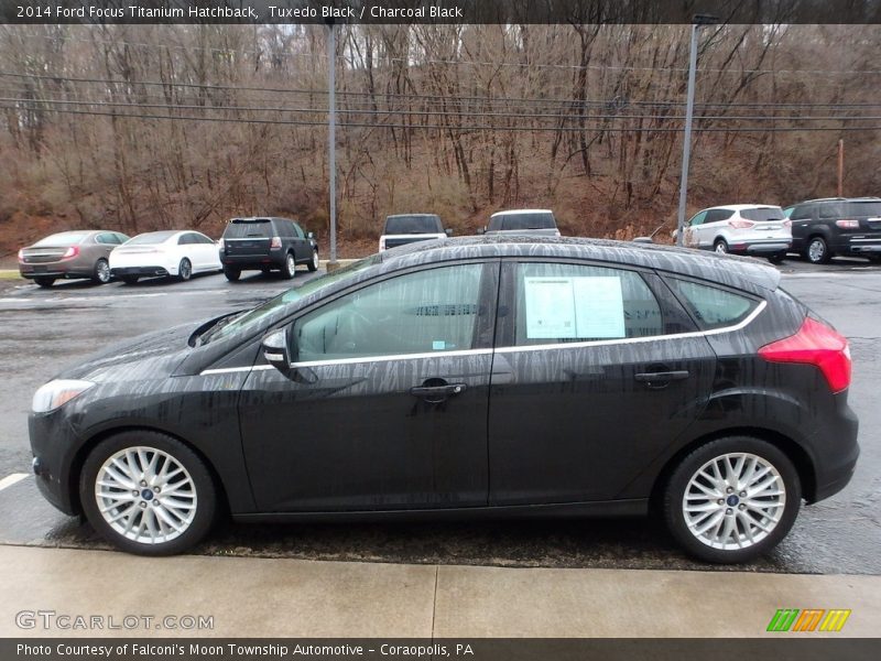 Tuxedo Black / Charcoal Black 2014 Ford Focus Titanium Hatchback