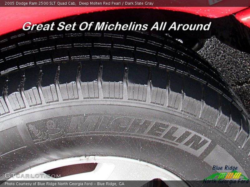 Deep Molten Red Pearl / Dark Slate Gray 2005 Dodge Ram 2500 SLT Quad Cab