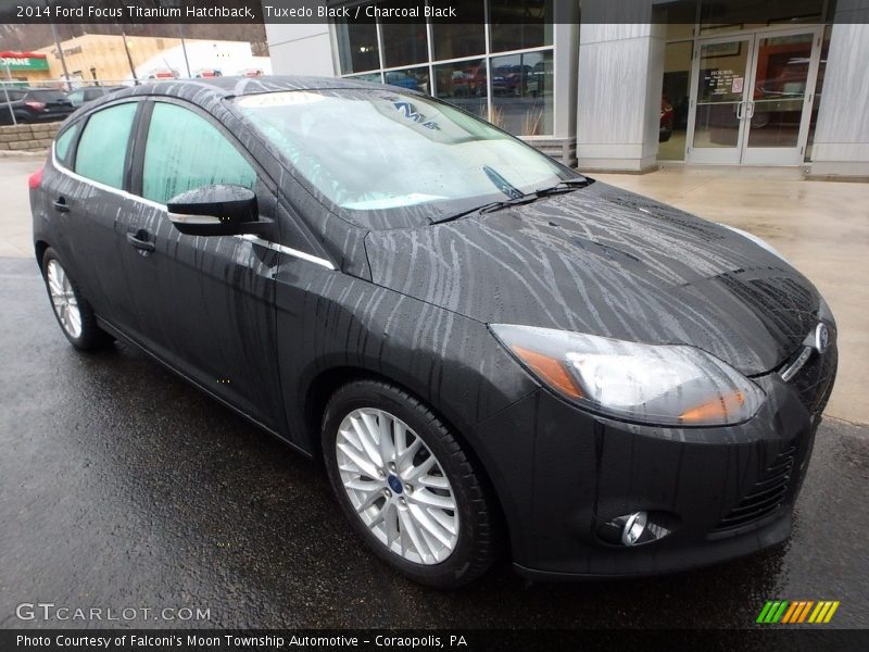 Tuxedo Black / Charcoal Black 2014 Ford Focus Titanium Hatchback