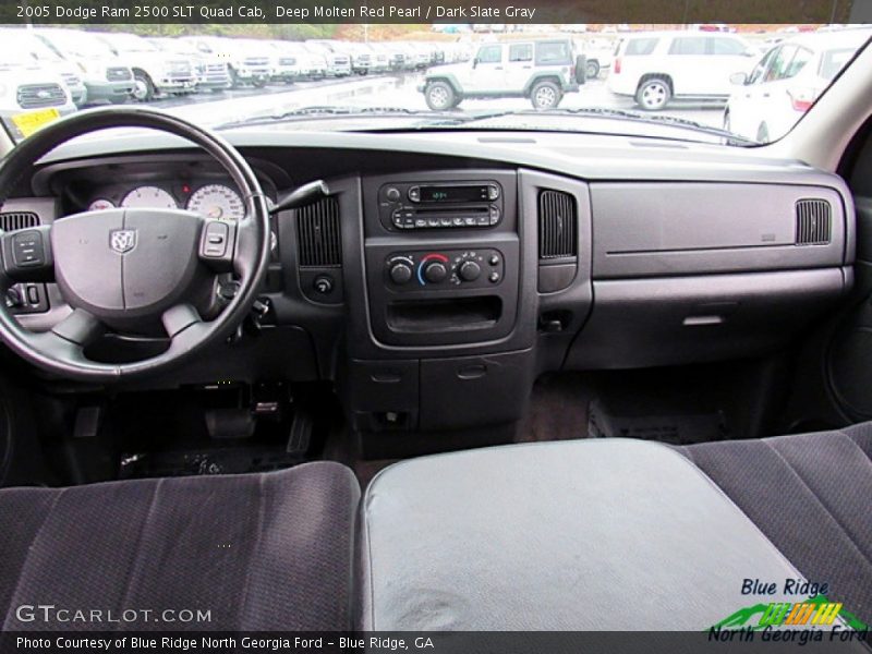 Deep Molten Red Pearl / Dark Slate Gray 2005 Dodge Ram 2500 SLT Quad Cab