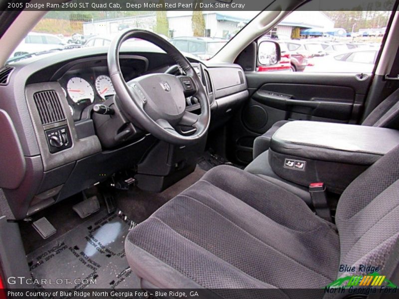 Deep Molten Red Pearl / Dark Slate Gray 2005 Dodge Ram 2500 SLT Quad Cab