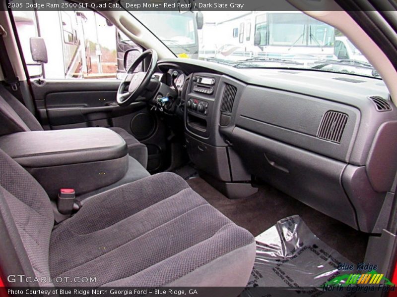 Deep Molten Red Pearl / Dark Slate Gray 2005 Dodge Ram 2500 SLT Quad Cab