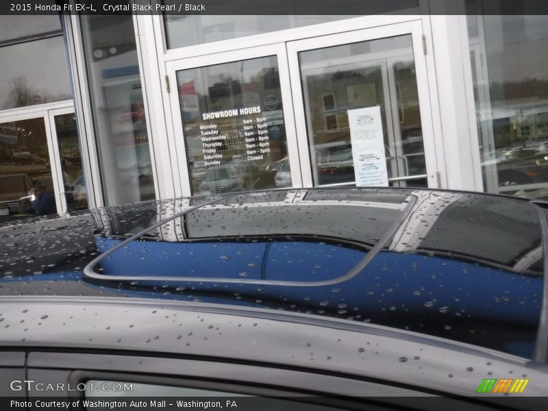 Crystal Black Pearl / Black 2015 Honda Fit EX-L
