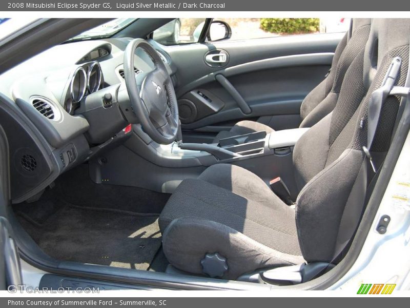 Liquid Silver Metallic / Dark Charcoal 2008 Mitsubishi Eclipse Spyder GS