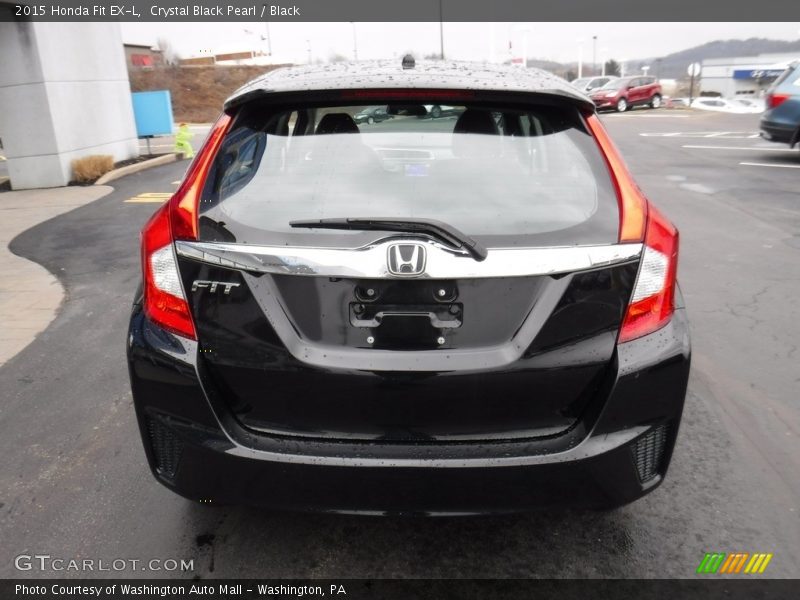 Crystal Black Pearl / Black 2015 Honda Fit EX-L
