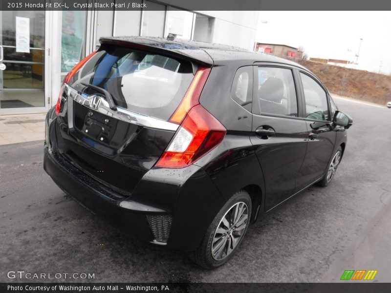 Crystal Black Pearl / Black 2015 Honda Fit EX-L