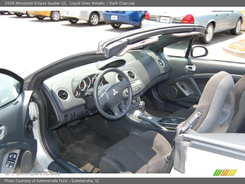 Liquid Silver Metallic / Dark Charcoal 2008 Mitsubishi Eclipse Spyder GS