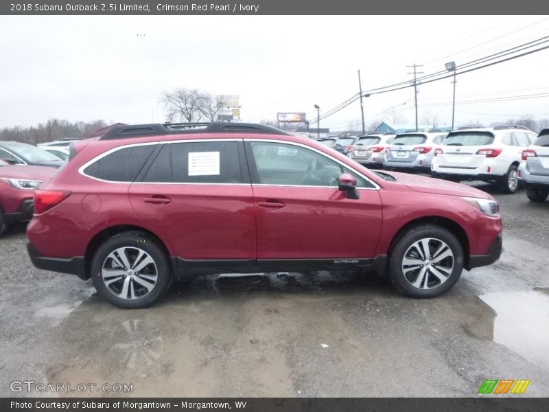 Crimson Red Pearl / Ivory 2018 Subaru Outback 2.5i Limited