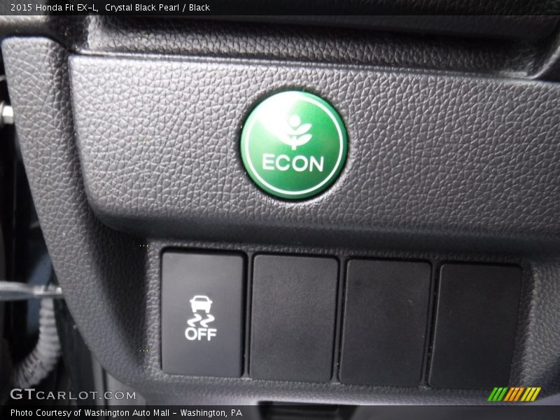 Crystal Black Pearl / Black 2015 Honda Fit EX-L