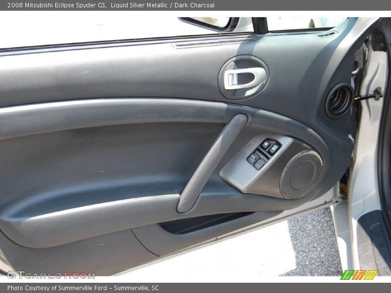 Liquid Silver Metallic / Dark Charcoal 2008 Mitsubishi Eclipse Spyder GS