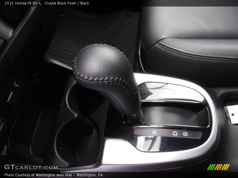 Crystal Black Pearl / Black 2015 Honda Fit EX-L