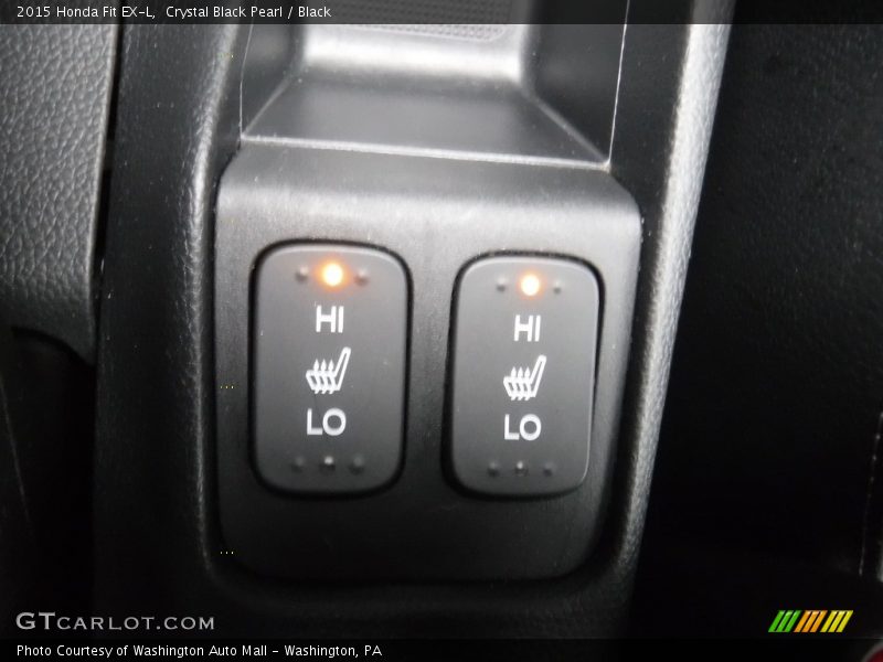 Crystal Black Pearl / Black 2015 Honda Fit EX-L