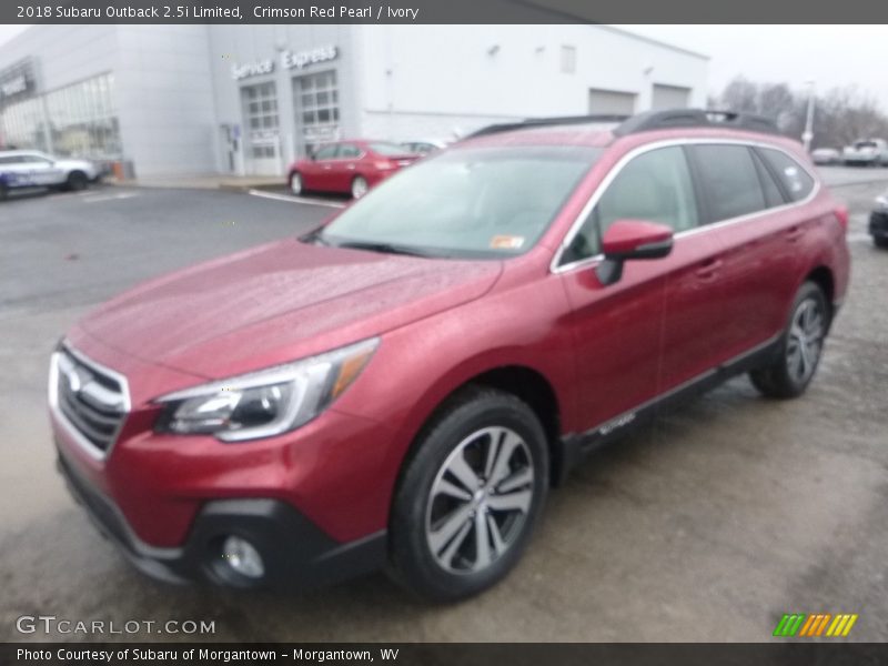 Crimson Red Pearl / Ivory 2018 Subaru Outback 2.5i Limited