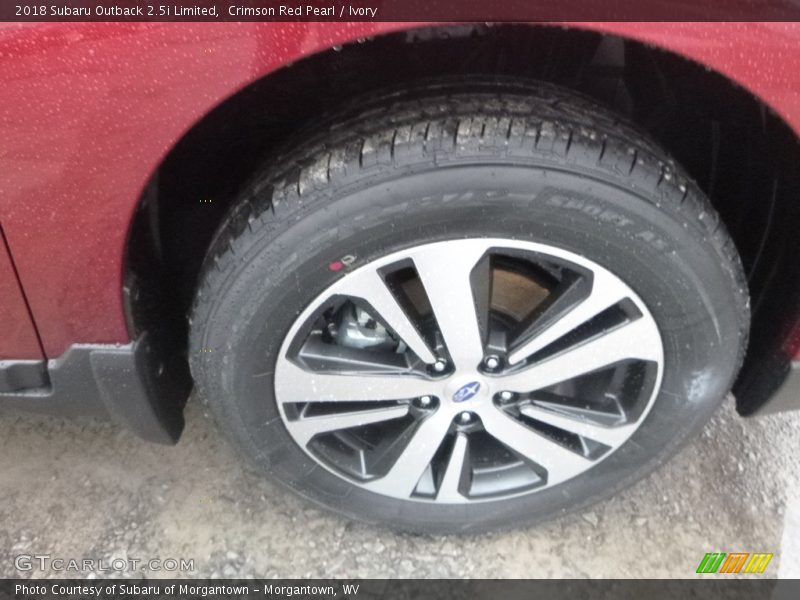 Crimson Red Pearl / Ivory 2018 Subaru Outback 2.5i Limited
