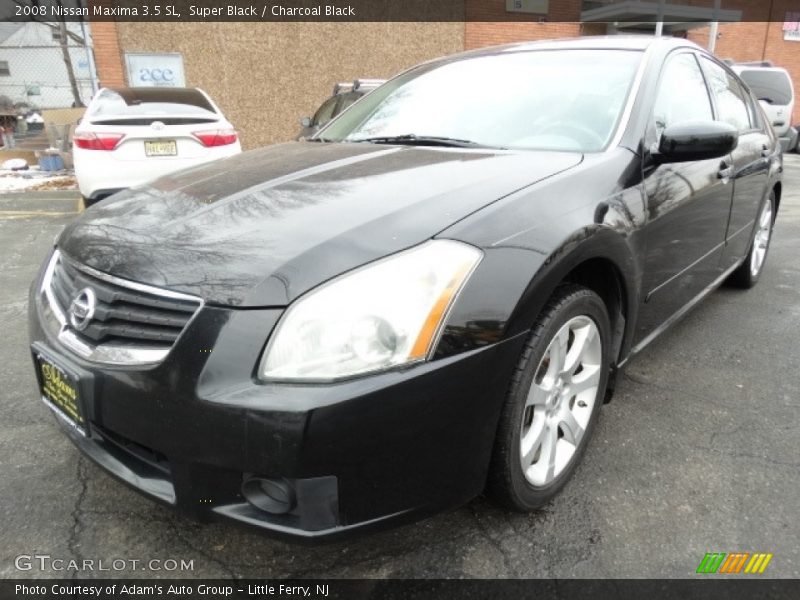 Super Black / Charcoal Black 2008 Nissan Maxima 3.5 SL