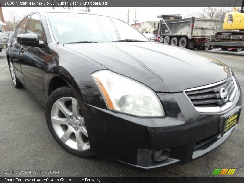 Super Black / Charcoal Black 2008 Nissan Maxima 3.5 SL