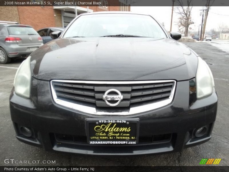 Super Black / Charcoal Black 2008 Nissan Maxima 3.5 SL