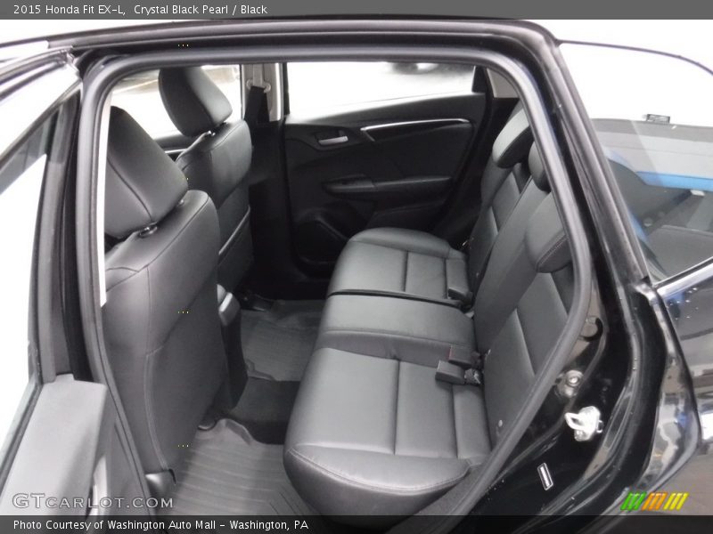 Crystal Black Pearl / Black 2015 Honda Fit EX-L