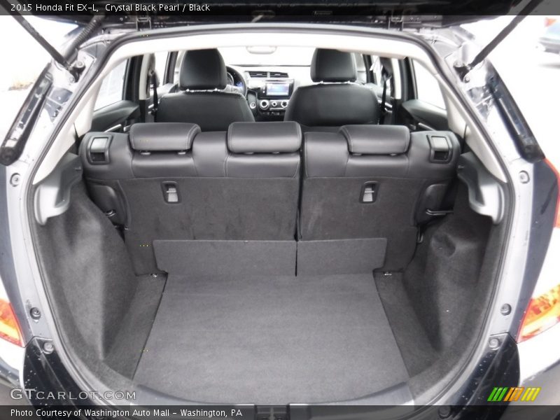 Crystal Black Pearl / Black 2015 Honda Fit EX-L