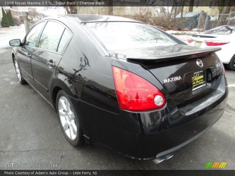 Super Black / Charcoal Black 2008 Nissan Maxima 3.5 SL