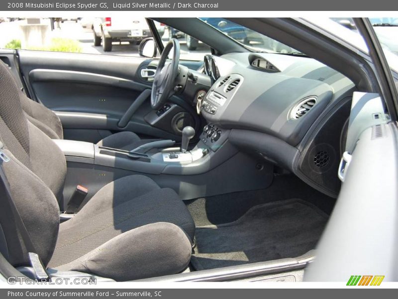 Liquid Silver Metallic / Dark Charcoal 2008 Mitsubishi Eclipse Spyder GS