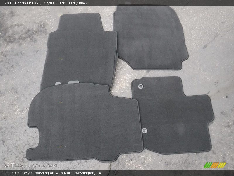 Crystal Black Pearl / Black 2015 Honda Fit EX-L