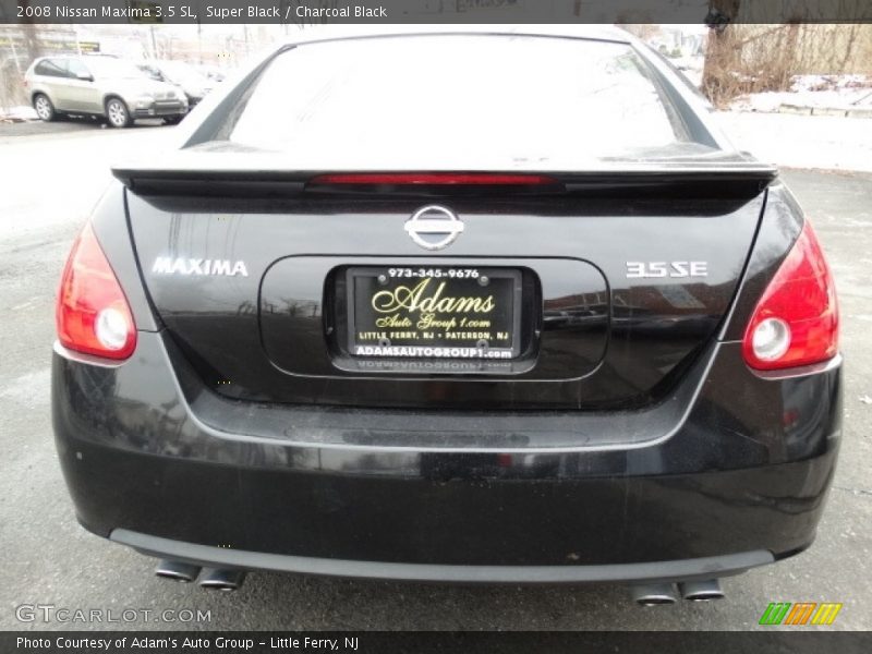 Super Black / Charcoal Black 2008 Nissan Maxima 3.5 SL