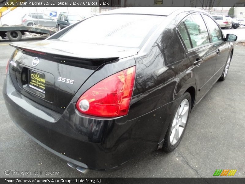 Super Black / Charcoal Black 2008 Nissan Maxima 3.5 SL