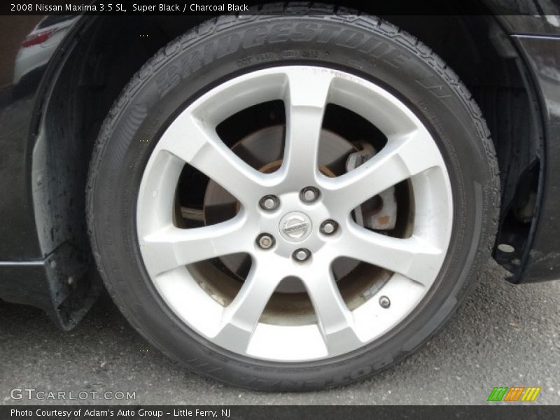 Super Black / Charcoal Black 2008 Nissan Maxima 3.5 SL