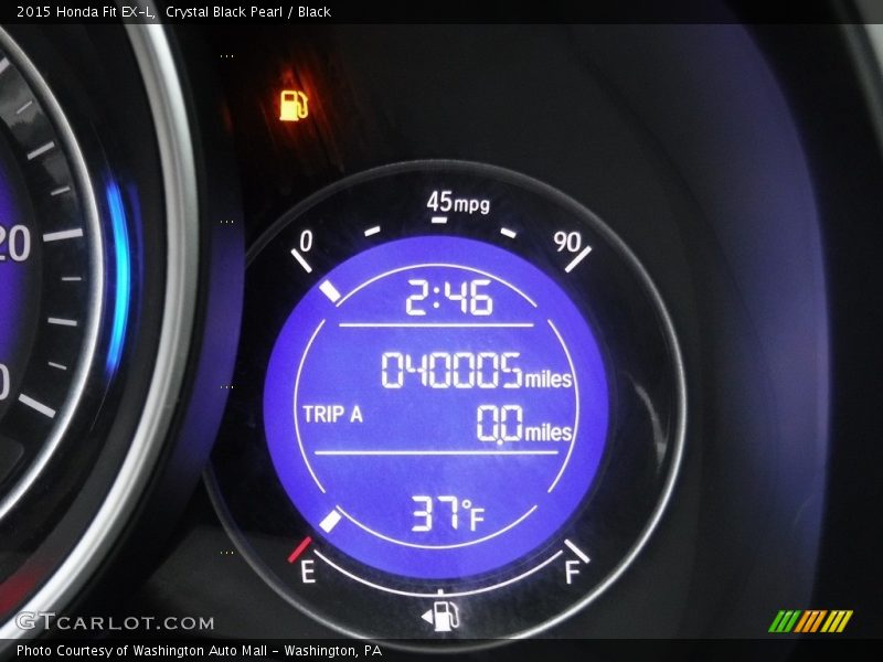 Crystal Black Pearl / Black 2015 Honda Fit EX-L