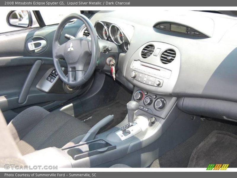 Liquid Silver Metallic / Dark Charcoal 2008 Mitsubishi Eclipse Spyder GS