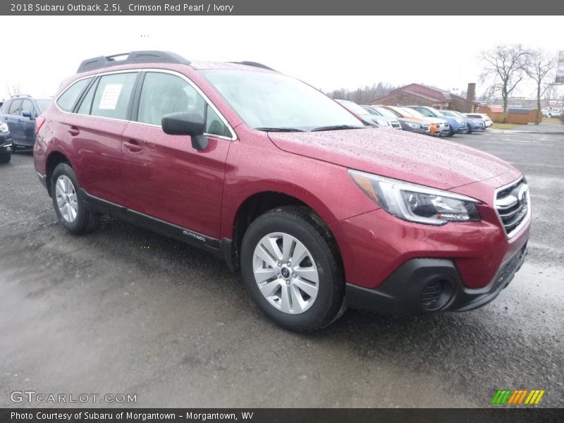 Crimson Red Pearl / Ivory 2018 Subaru Outback 2.5i